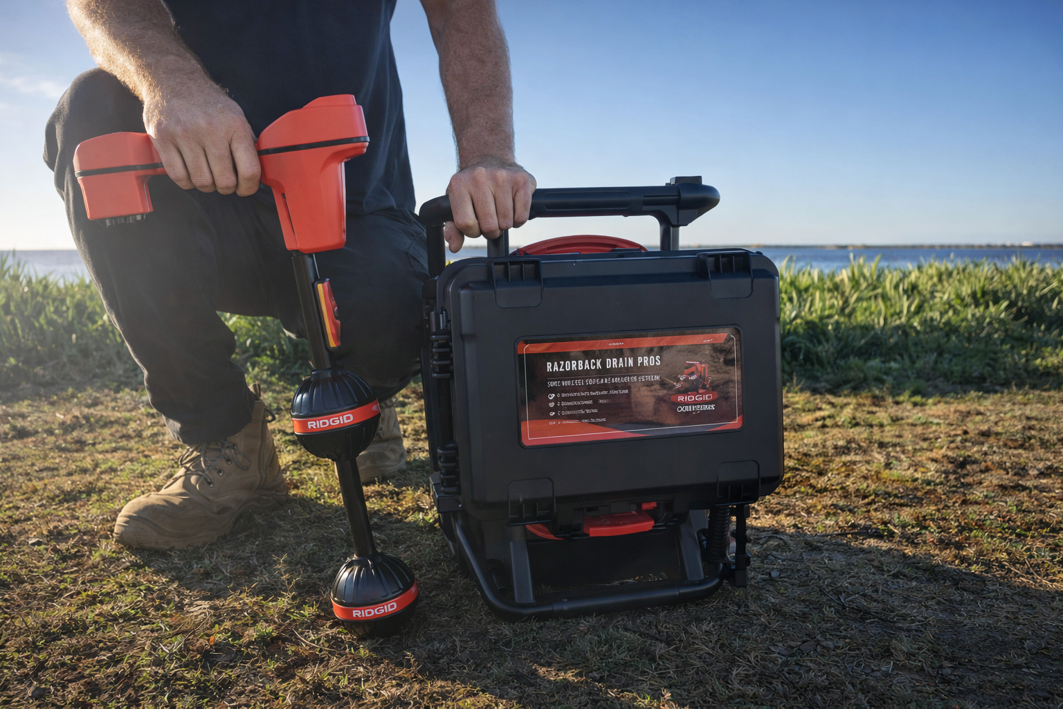 Drain inspection and clearing equipment used by Magic Drains